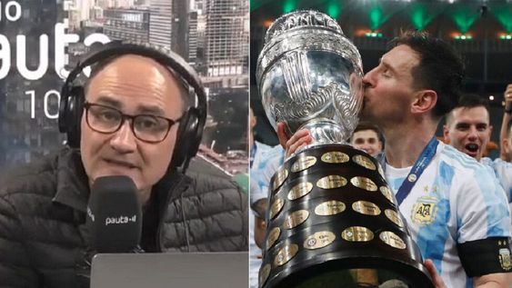 El periodista chileno Fernando Agustín Tapia dijo tener pruebas empíricas de que la Copa América 2024 fue armada para que Argentina salga campeón (Captura / Pauta)