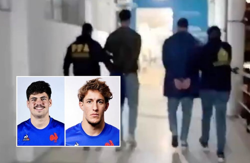 El video del momento de la detención de los rugbiers franceses y el poderoso abogado que los representa.