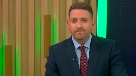 Jonatan Viale realizó su descargo tras la interrumpida entrevista con Javier Milei. Captura: TN