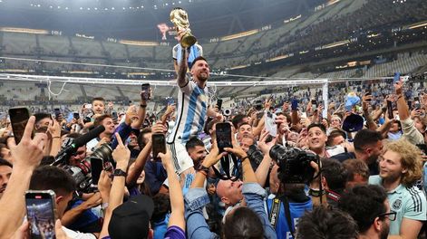 Messi y la Copa mundial, una postal que los hinchas esperamos durante muchos años.