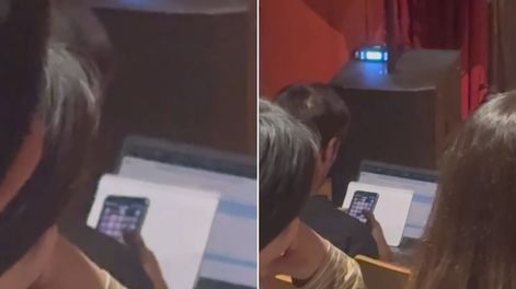 Polémica en el concurso de la Vendimia 2026: un supervisor fue grabado jugando con el celular durante la evaluación.