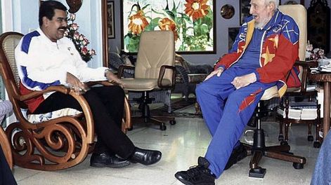 Fidel reapareció tras varias semanas para elogiar ayuda de Maduro a Gaza