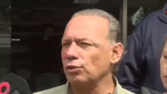 Sergio Berni en conferencia de prensa - Captura de video