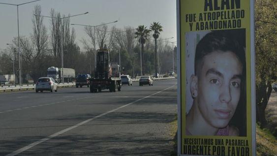 Alan Villouta murió el sábado 26 de agosto de 2017 tras ser atropellado por Alejandro Verdenelli en el Acceso Sur, a la altura de La Barraca. Foto: Orlando Pelichotti / Los Andes.