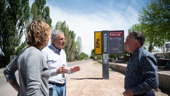 Vialidad Mendoza instaló el primer tótem con QR de rutas turísticas