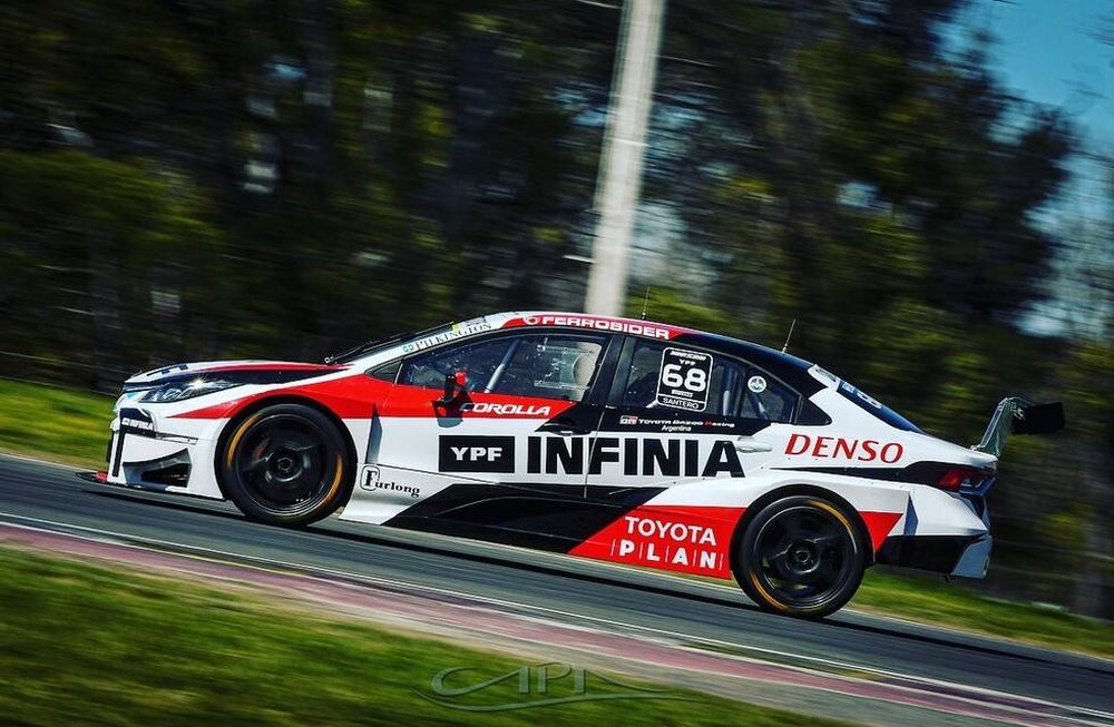 Gran dominio de Santero y Toyota en el entrenamiento