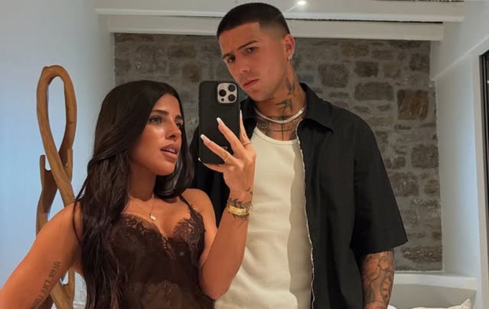 Valentina Cervantes y Enzo Fernández