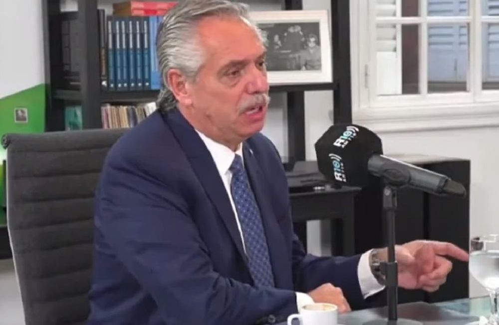 Alberto Fernández en Radio 10 (12/05/23)