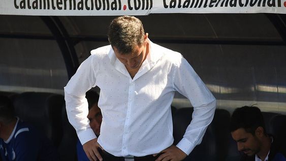 Liga Profesional de Futbol, Godoy Cruz Antonio Tomba vs. Banfield en el estadio Malvinas Argentinas.Godoy Cruz 2  Banfield 1.Diego Flores D.T. de Godoy Cruz.
