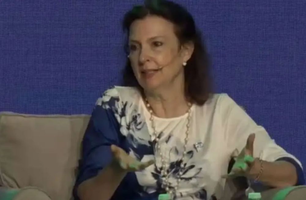 Diana Mondino, futura canciller del presidente electo Javier Milei, en la 29° Conferencia Industrial. Foto: Gentileza