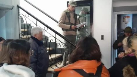 Los Andes | Uno de los allanamientos realizados por Gendarmería Nacional por el caso de trata  en San Juan. | Foto: Gentileza Diario Huarpe.