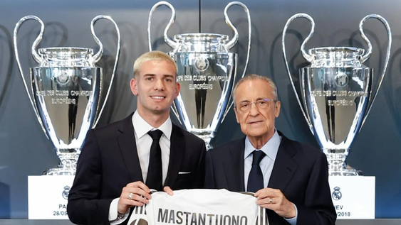 Franco Mastantuono es nuevo jugador del Real Madrid. Foto: @realmadrid
