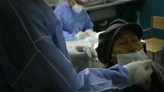 Inició actividades el Primer Centro de Testeo Fijo de COVID-19, en el CIC 1 de la Ciudad de Mendoza, ubicado en 9 de Julio 3565, casi esquina General Mosconi, de Capital. Orlando Pelichotti / Los Andes