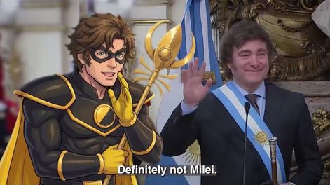 Con una animación de Ancap, Milei lanzó sus cuentas oficiales en inglés.