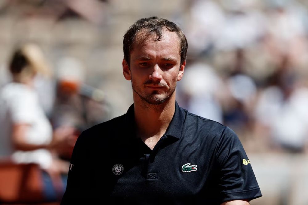 Roland Garros. Daniil Medvedev se fue del abierto de Francia discutiendo con su mujer&nbsp;
