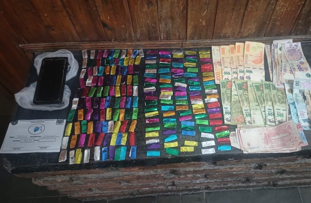 En el último año los quioscos de droga en Mendoza se han dedicado casi exclusivamente a la venta de cocaína fraccionada. | Foto: Ministerio de Seguridad y Justicia