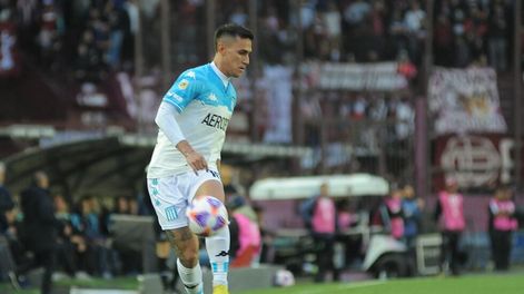 Matías Rojas felicitó a Boca por adelantado. Un pícaro. / Prensa Racing