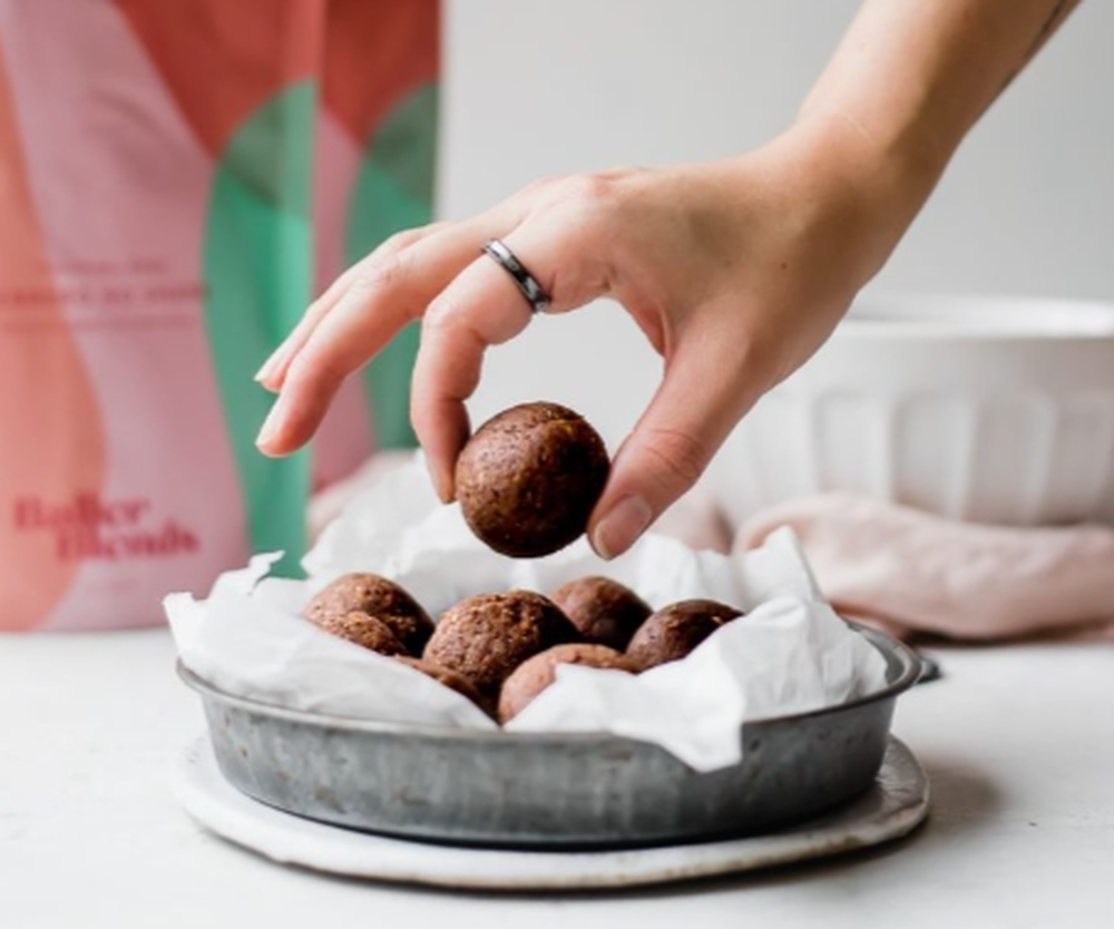 Una receta que se preparan con garbanzos cocidos, chocolate y pasta de maní, sin necesidad de horno.