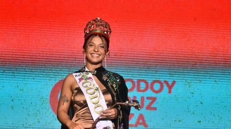 Godoy Cruz coronó a Olivia Chretien como su nueva Reina de la Vendimia. Foto: Prensa Godoy Cruz