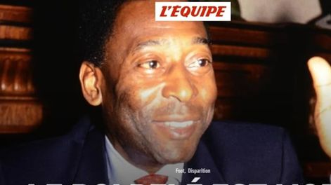 LEquipe de Francia ocupó toda su portada con la noticia.