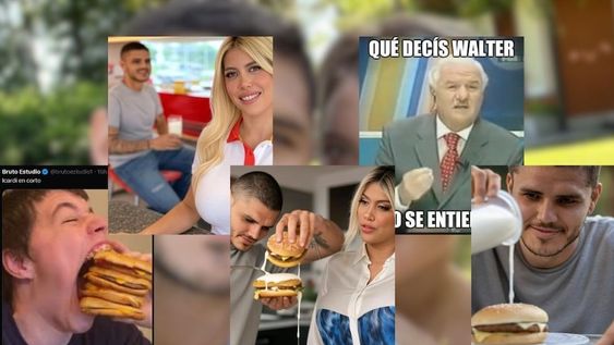 Avalancha de memes por el chat filtrado de Wanda Nara y Mauro Icardi