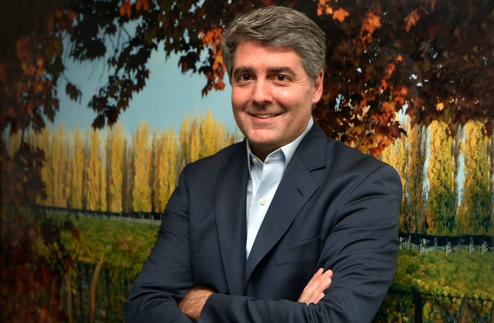 El gerente de distribución y ventas de Banco Macro, habló sobre una nueva plataforma digital para las empresas.  / Foto: Orlando Pelichotti / Los Andes