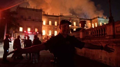 El fuego destruyó una joya de la arqueología mundial en Río