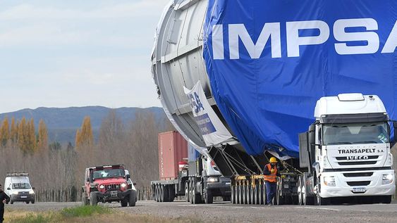 Atención: cortes de tránsito el traslado el traslado de piezas gigantes de Impsa a Luján