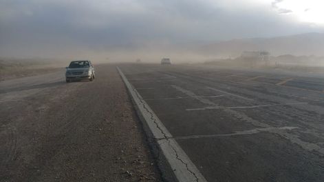 &nbsp;Zonda en Mendoza. Foto: Archivo / Los Andes