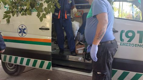 Efectivos policiales asistieron a una mujer embarazada en Guaymallén.