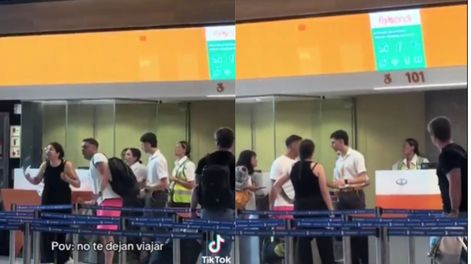 Dos pasajeros agredieron a empleados de Flybondi en Ezeiza.&nbsp;