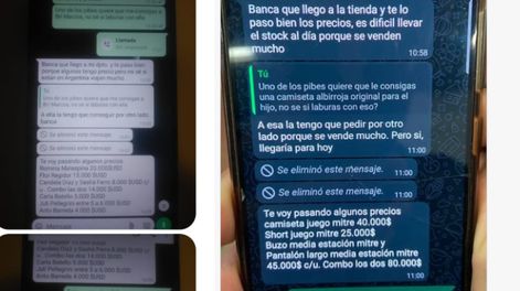 Los Andes | El Chacarero se subió a la ola de X, y difundió con humor una promoción en indumentaria.
