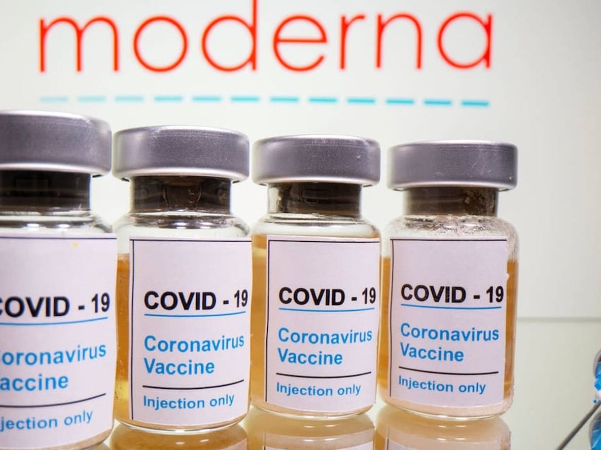 Vacuna contra el Covid-19 de Moderna. Podría llegar al país en la segunda mitad de 2021.