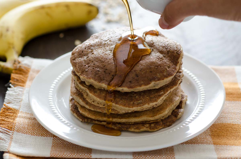 Recetas f&aacute;ciles: p&aacute;nqueques de banana.