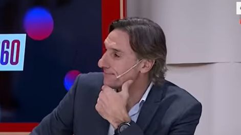 El Flaco Schiavi en ESPN. Muy duro con el Negro Ibarra. / Gentileza.