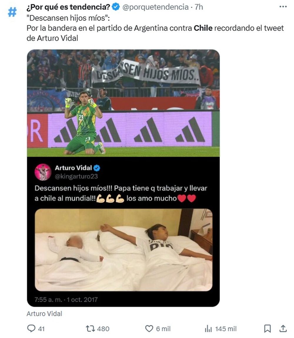 Los memes por la victoria de Argentina ante Chile