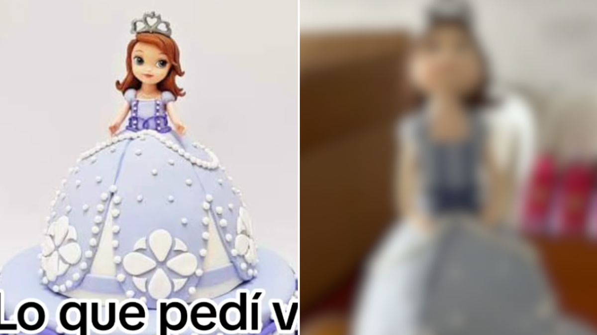 Encargó una torta de cumpleaños, mostró lo que le llegó y fue viral: 