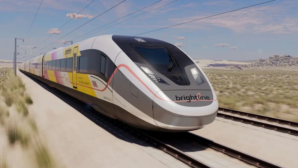 Tren bala a 320 km/h: Brightline West es el proyecto para unir Los Ángeles y Las Vegas en Estados Unidos