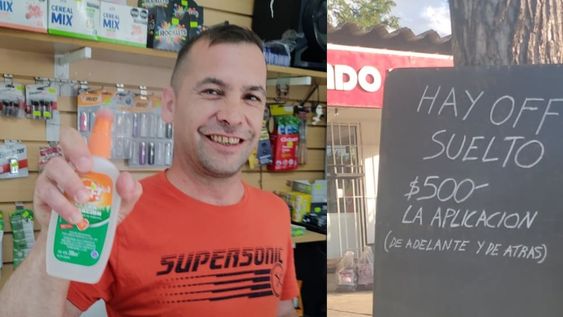 “Está re-barato. Imaginate que te sale $6.000 comprarte el tarro. Por $500 pesos ya solucionaste el problema”, contó Lemos. Foto: @Francisco_boca9 / X (antes Twitter).