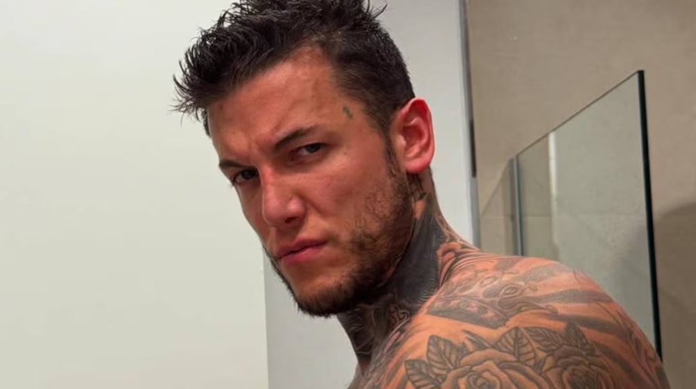 Alex Caniggia comenzó un tratamiento para quitarse los tatuajes.