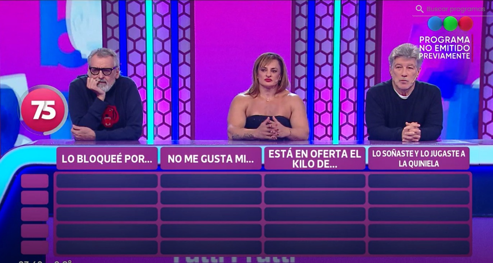 La Locomotora Oliveras fue homenajeada por Telefe con la emisión de un programa del que fue parte.