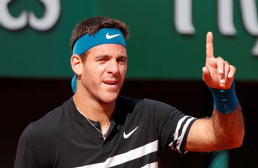 La respuesta de Del Potro, que terminó con un 1-0 sobre un periodista