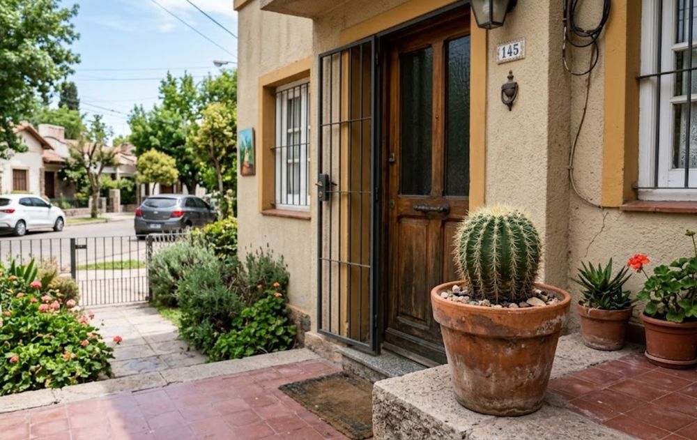 No es para decorar: qué significa poner un cactus en la puerta de casa