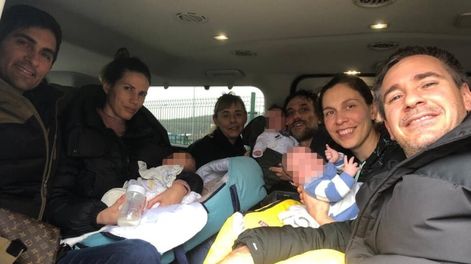 Los Andes | El canciller Santiago Cafiero informó que las cinco familias argentinas y sus bebés recién nacidos. (@SantiagoCafiero)