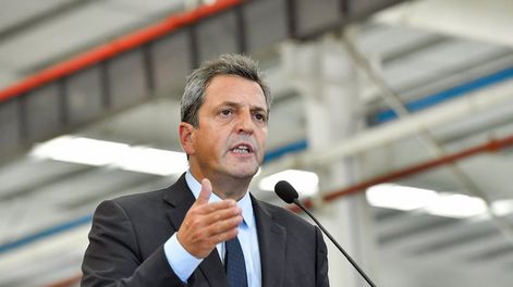 El ministro de Economía, Sergio Massa.