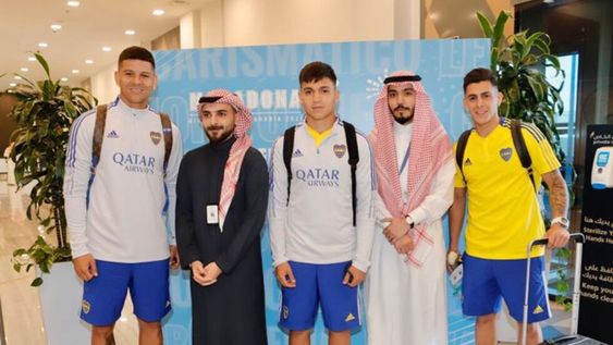 Llegó Boca a Arabia.