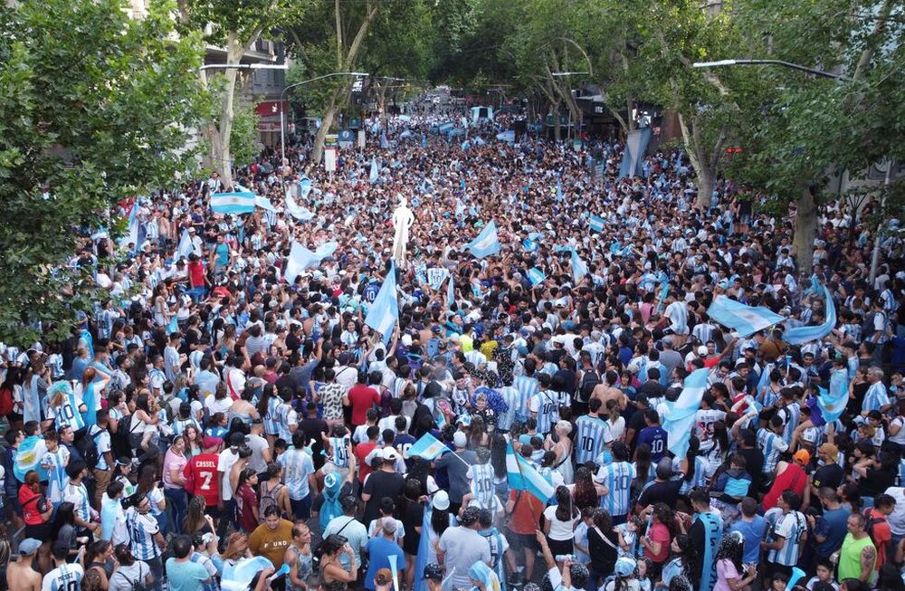 La Ciudad fue epicentro de los festejos albicelestes