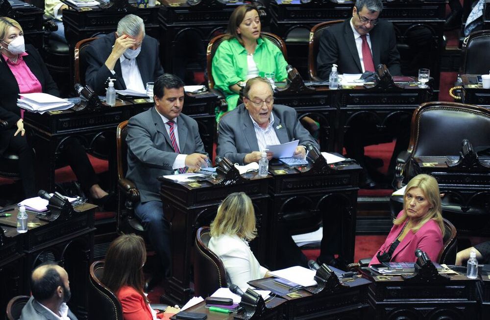 Debate en Diputados sobre el acuerdo con el FMI, Carlos Heller. Foto Federico Lopez Claro