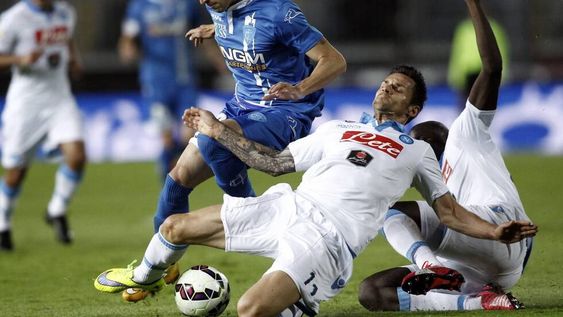 El Nápoli de Higuaín y Andújar cayó goleado en su visita al Empoli