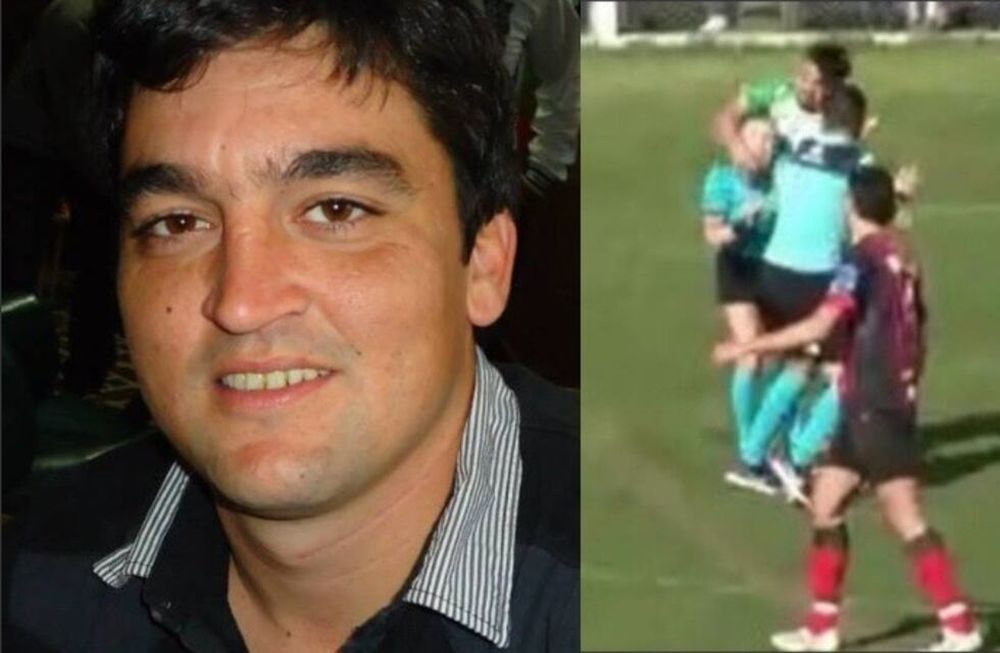 Cristian Tirone se mostró arrepentido por golpear a la árbitro el último fin de semana, pero continúa detenido y no podrá ingresar nunca más a un evento deportivo. / Los Andes.